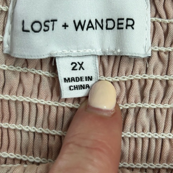 Lost + Wander Women’s All Summer Long Floral Mini‎ Skirt   Sz 2X - Picture 5 of 5